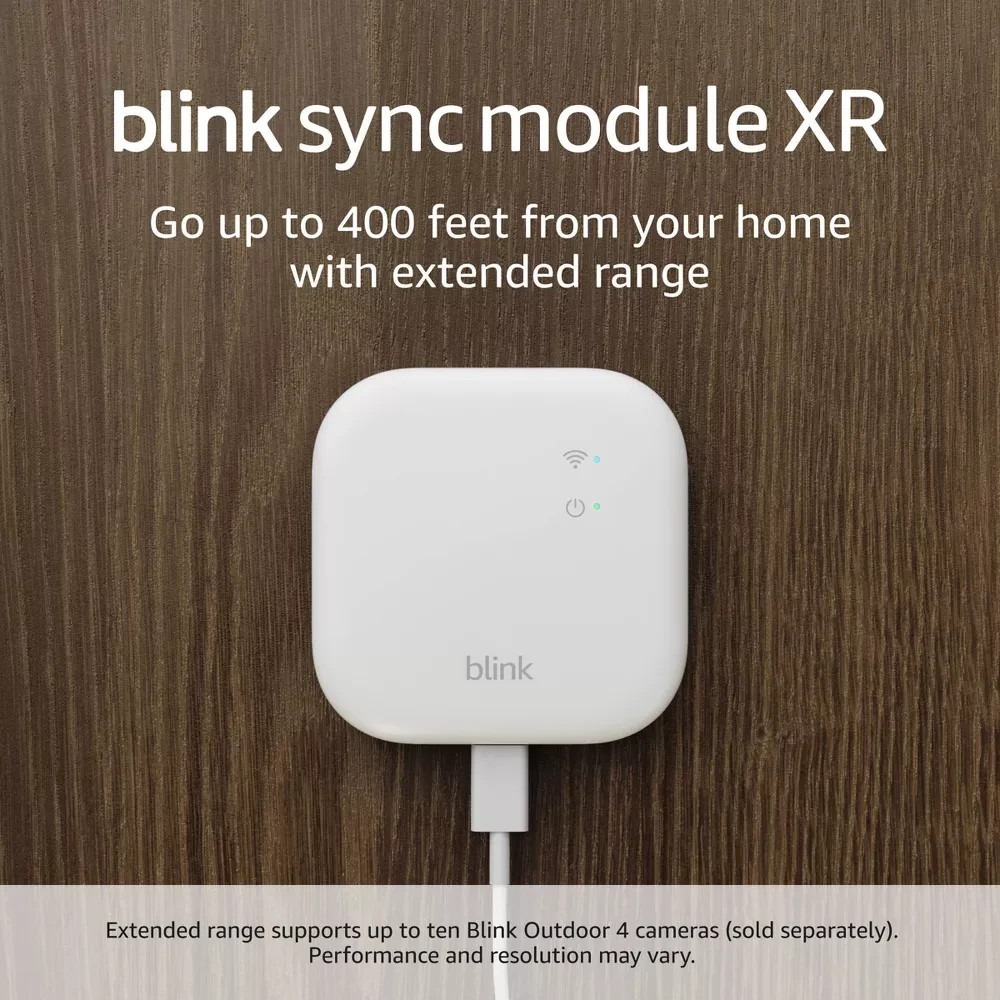Blink Sync Module XR Hub for All Blink Devices 400ft for Outdoor 4 Camera